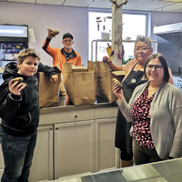 ‘A true way of giving’: Scouts harvest potatoes for needy.