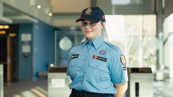 Students Volunteer in Community Policing