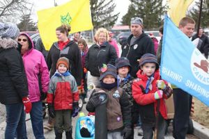 Scouting Youth Host Hike for Hunger