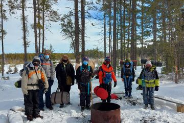 Winter Camp on the Dobson Trail