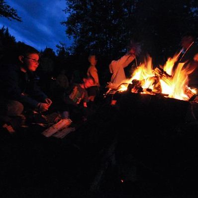 Scouts Canada campfire