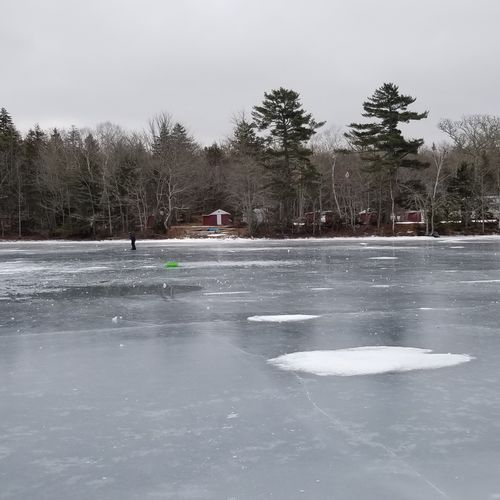 Scouts Canada Frozen Lower Lake Sixty