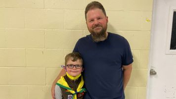 Bradford dad steps up to help lead son's Scout group
