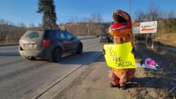Kamloops kid becomes Kindness Dinosaur to make a difference