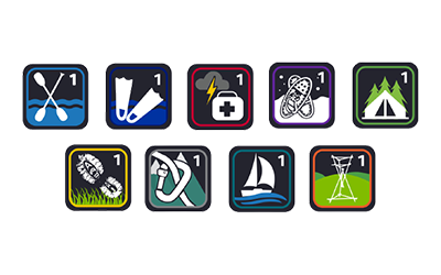 outdoor adventure skills badges