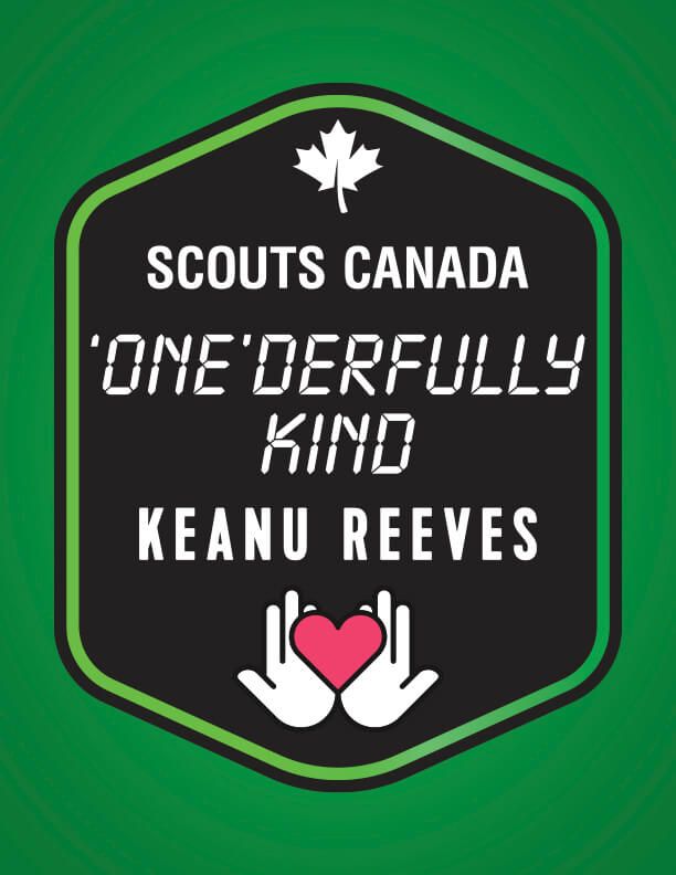 Keanu's badge